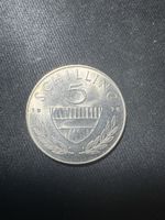 5 Schilling Oesterreich 1970 Münze guter Zustand