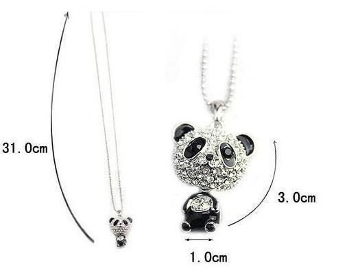 Ciondoli: Panda Anhänger inkl. Kette Bär Halskette Geschenkidee chain – Nuovo e nell'imballaggio originale da Dättlikon venduto da easythings 6