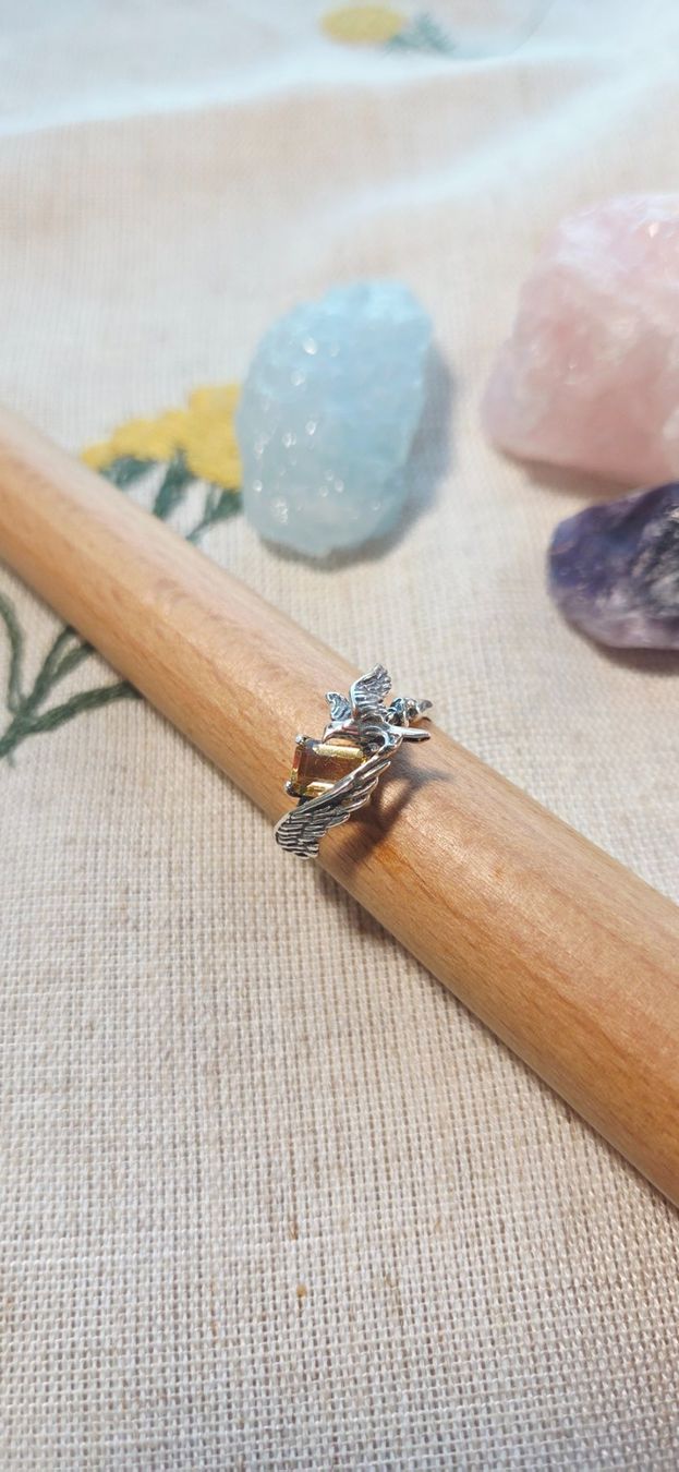 Anelli: NEW - S925 Citrine Ring (Adjustable) – Nuovo (secondo la descrizione) da Zürich venduto da cin_wcf6 4
