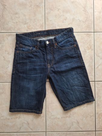 Herren Denim Shorts dunkelblau, Gr. 30