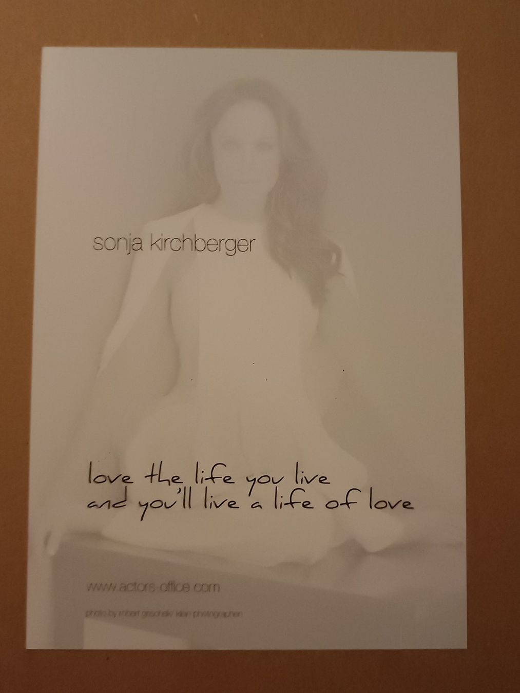 Autografi: Sonja Kirchberger - handsignierte Autogrammkarte – Usato da Menziken venduto da Artographs 1