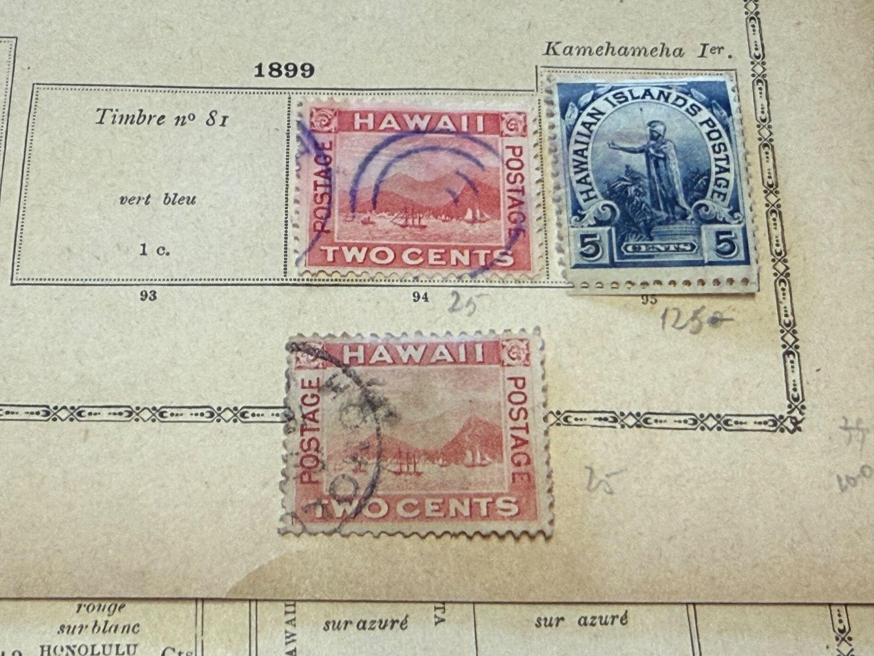 Tutti i francobolli: Kleine Sammlung Klassik HAWAII – Usato da Bern venduto da Jwpm66 2