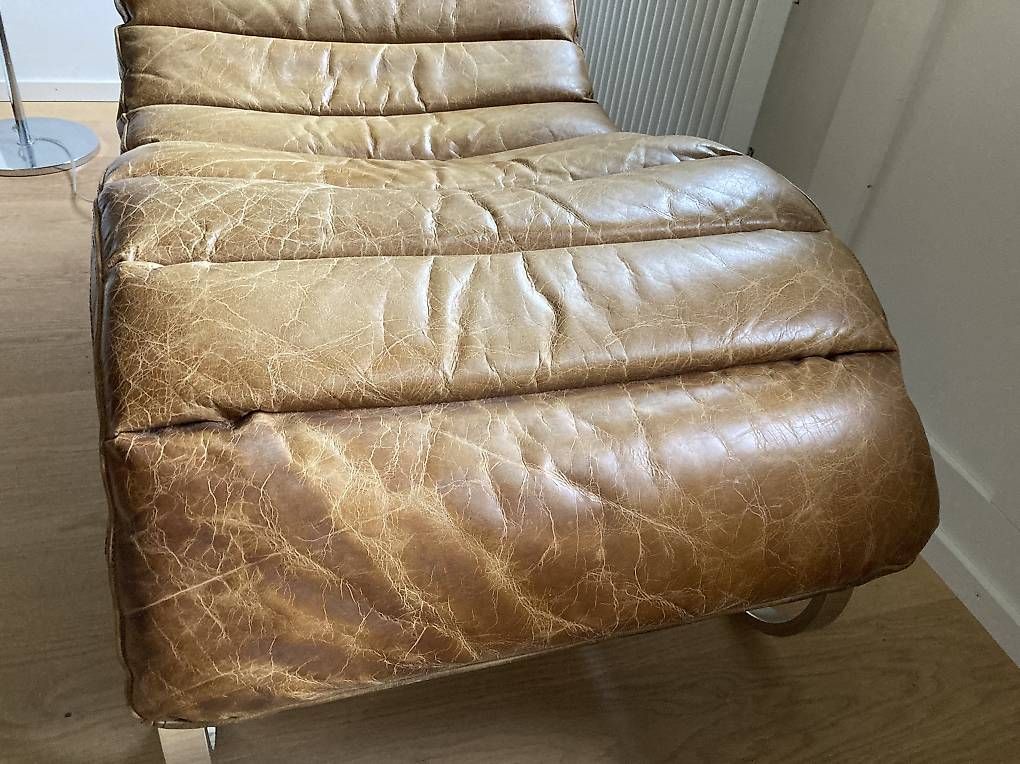 Poltrone: Vintage Leder Liegesessel – Usato da Bolligen venduto da abara1 3