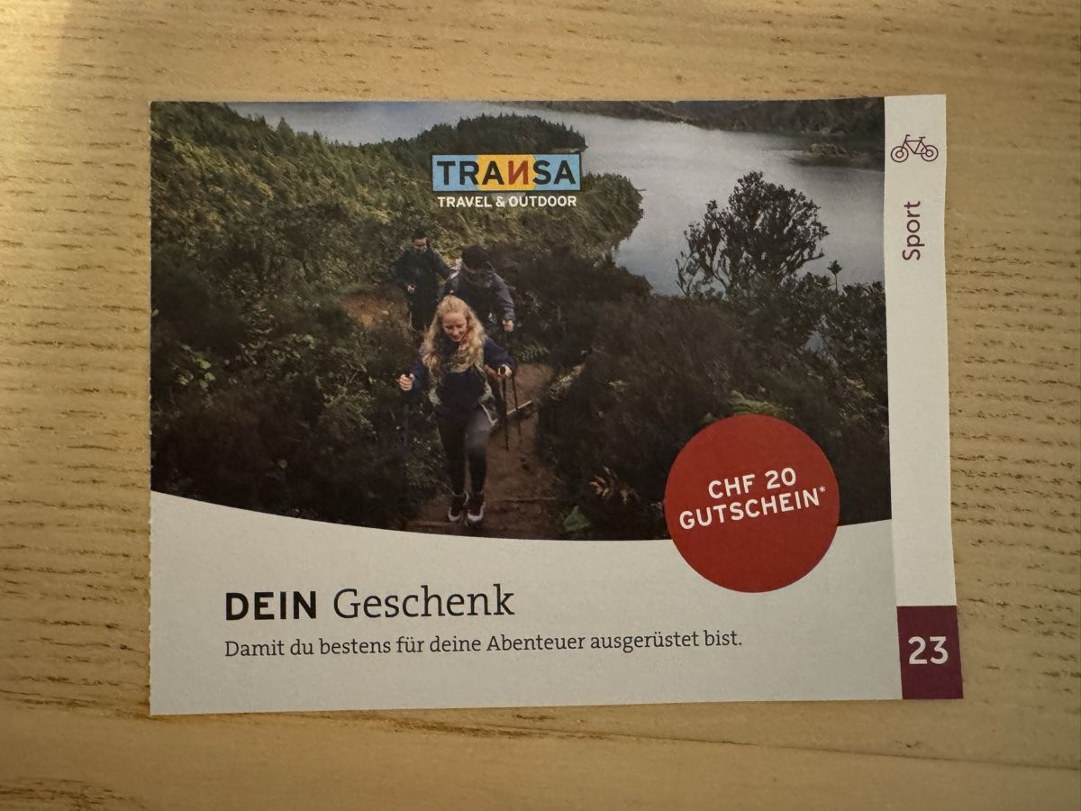 Bons: Gutschein TRANSA CHF 20.00 – Neuf (Voir description) à Buonas par Mikesteal