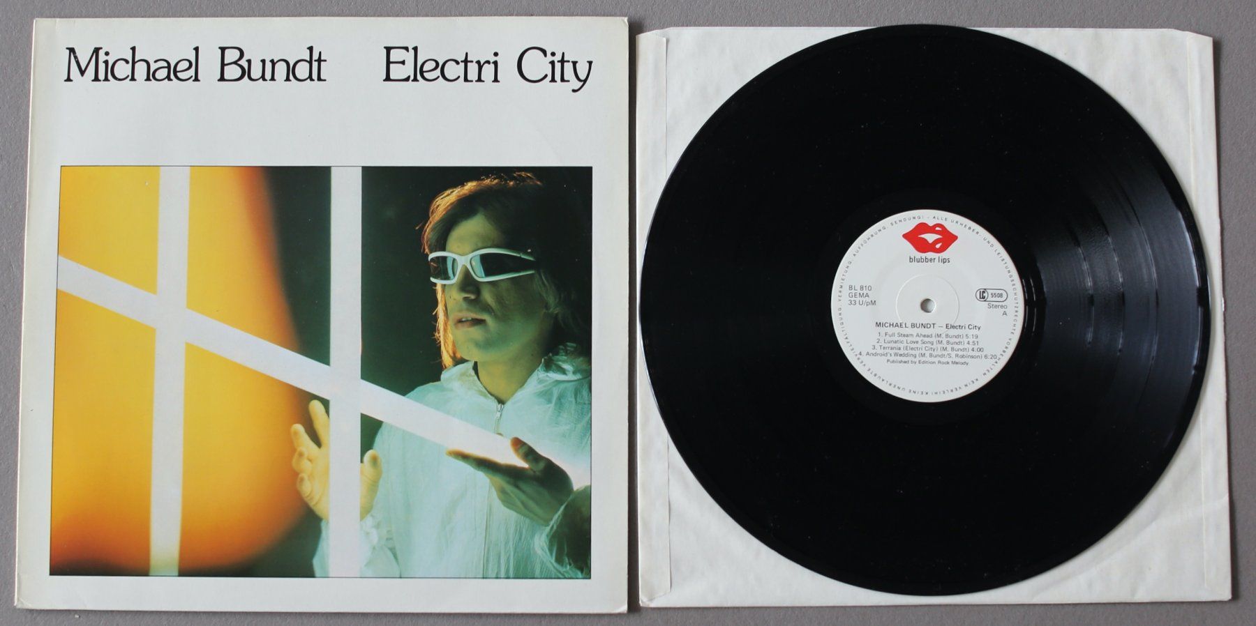 Schallplatten: LP, 80's Electro/Experimental, Michael Bundt, Electri City – Gebraucht aus Biel/Bienne von 808.3