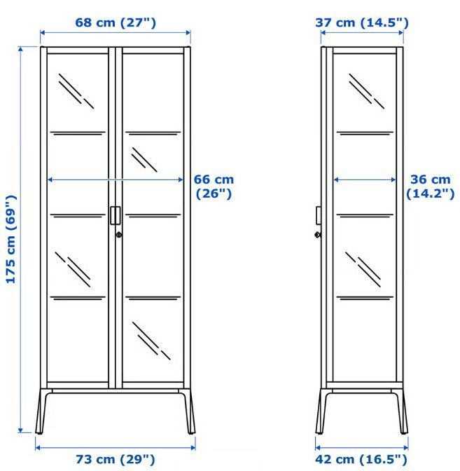 Ikea Vetrine: Glasvitrine MILSBO – Usato da Zürich venduto da Rambor 2