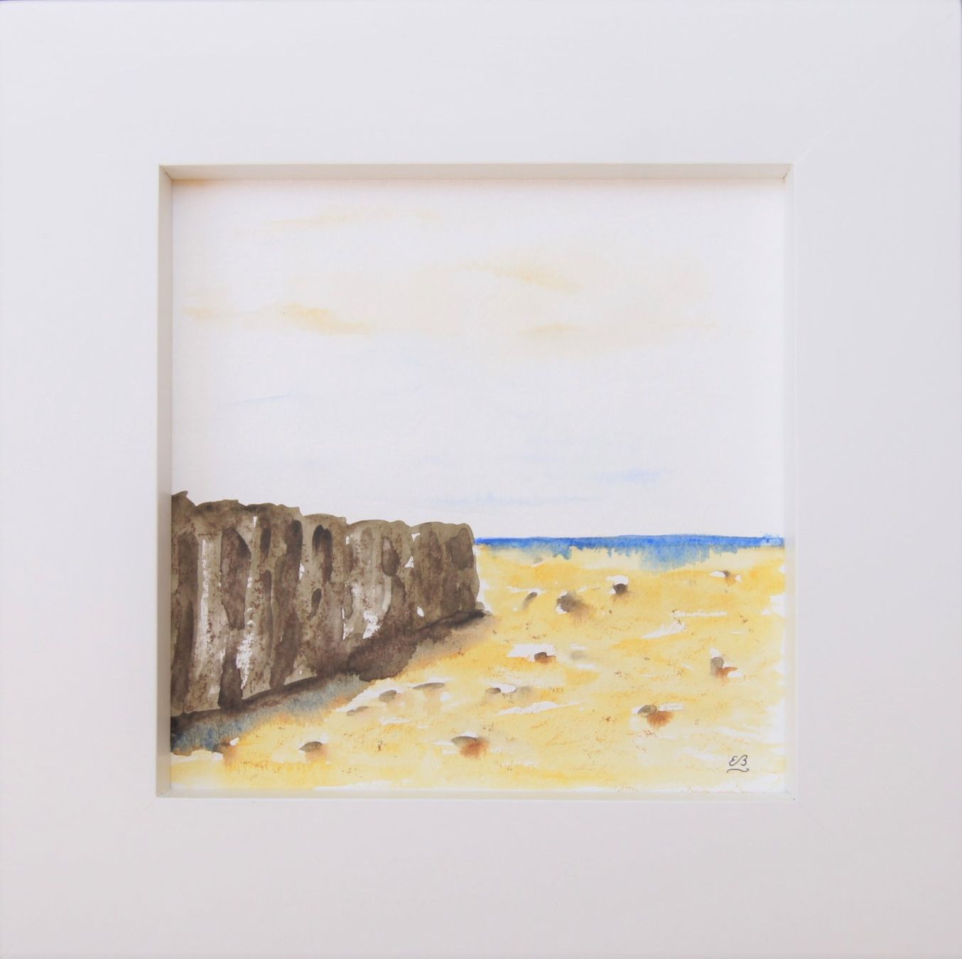 Dipinti: Aquarell: Felsen am Strand – Nuovo (secondo la descrizione) da Fribourg venduto da erw_68dx