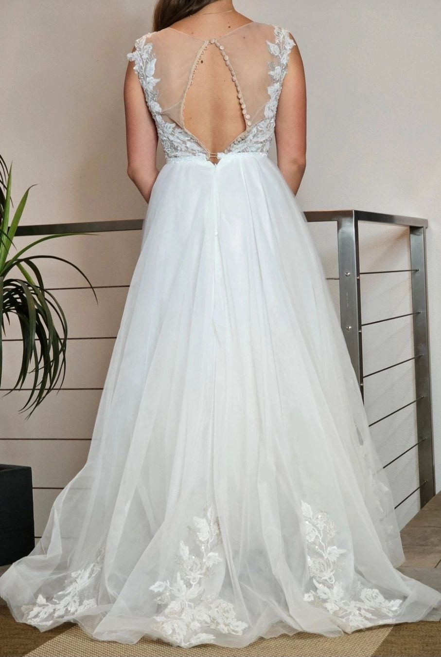 Kleider: Brautkleid mit Spitze und Tüll  – Gebraucht aus Beinwil am See von wol_9rqp 3