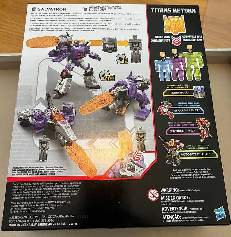 Hasbro Giocattoli: Transformers Titans Return Galvatron (Voyager Class) – Nuovo e nell'imballaggio originale da Founex venduto da spf_b7sg 4