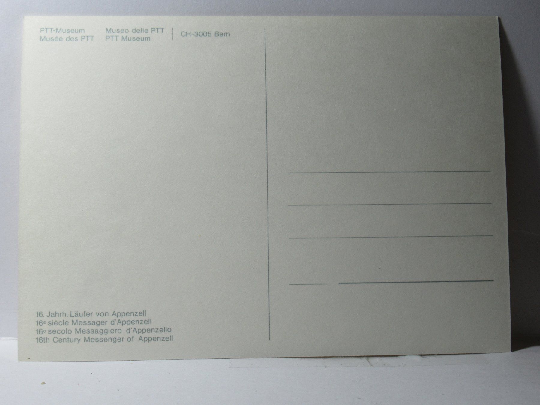 Cartoline postali: Läufer von Appenzell – Nuovo (secondo la descrizione) da Grenchen venduto da frechri 1