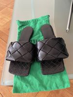 Bottega Veneta Sandalen Leder Gr. 39 25.5cm neuwertig