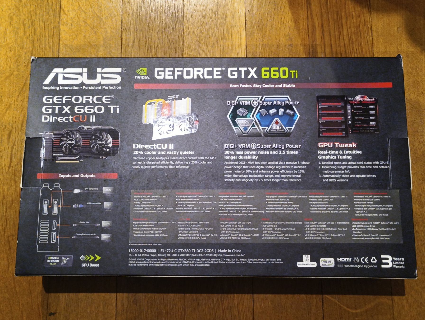 Asus Schede grafiche: Asus GeForce GTX 660 Ti – Usato da Bützberg venduto da Koptha 1