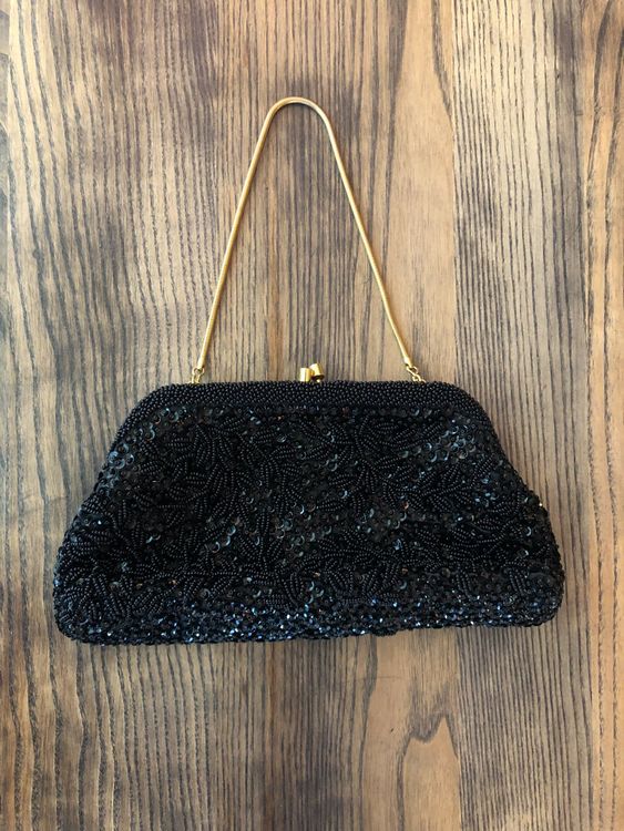 Gianni Chiarini Glitzerclutch ✨ Vintage Clutch Abendtasche Mit