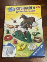Pferde Gipsfiguren giessen&bemalen Bastelset