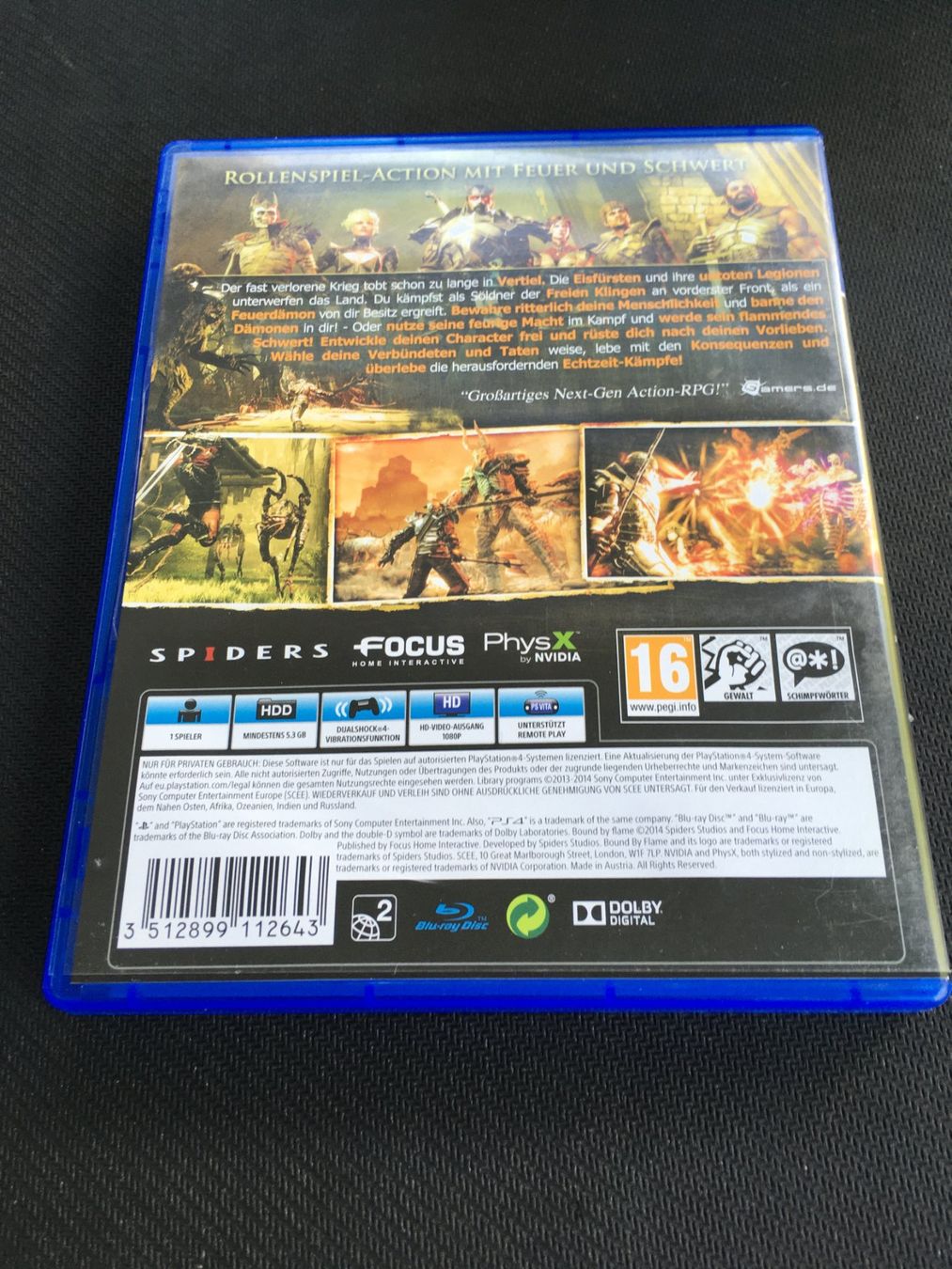 Sony Giochi: Bound By Flame - Playstation 4 – Usato da St.Gallen venduto da sjosjo 1