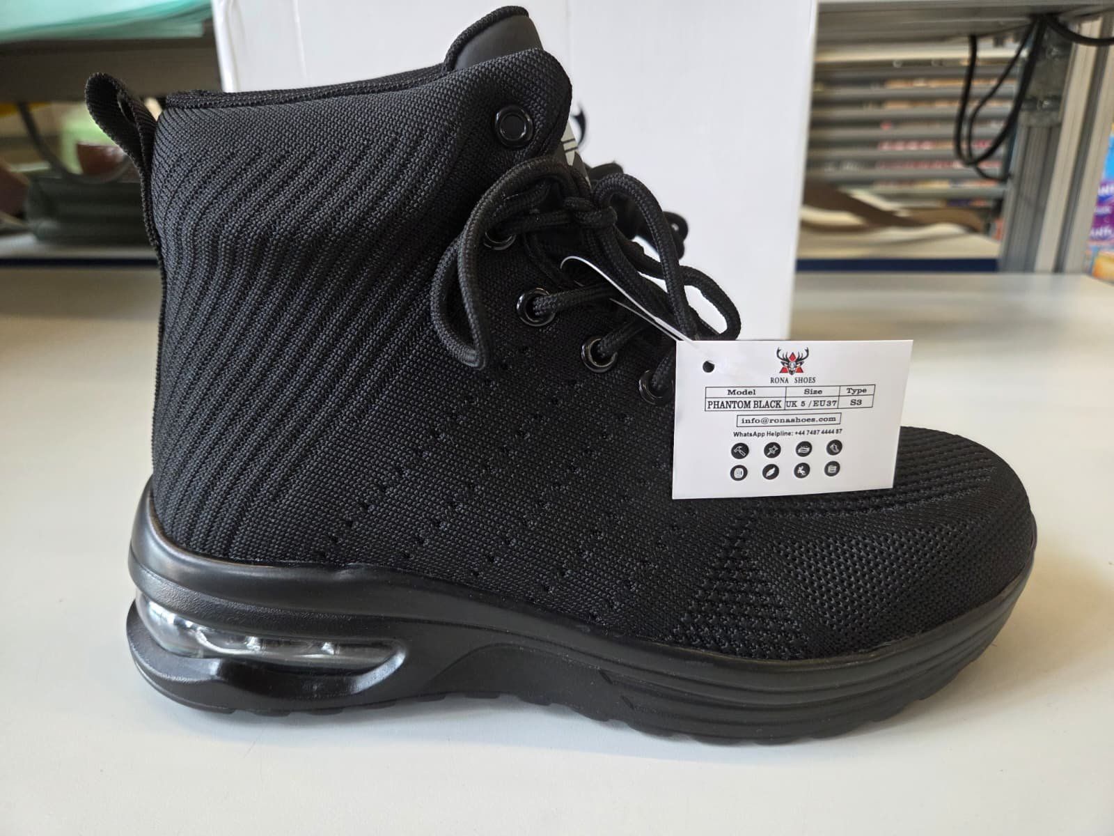 Scarpe da donna: Rhona Shoes Phantom Black S3 Grösse 37 – Nuovo e nell'imballaggio originale da Winterthur venduto da Silversurfer99