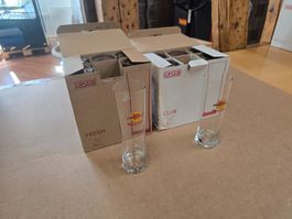 2x 6 Müller Bräu Biergläser 0,3l ab 1.-