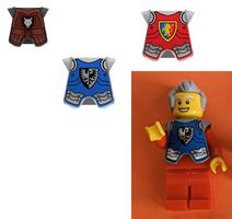 Ritterrüstung Wolf, Löwenritter, Falkenritter für Lego Figur