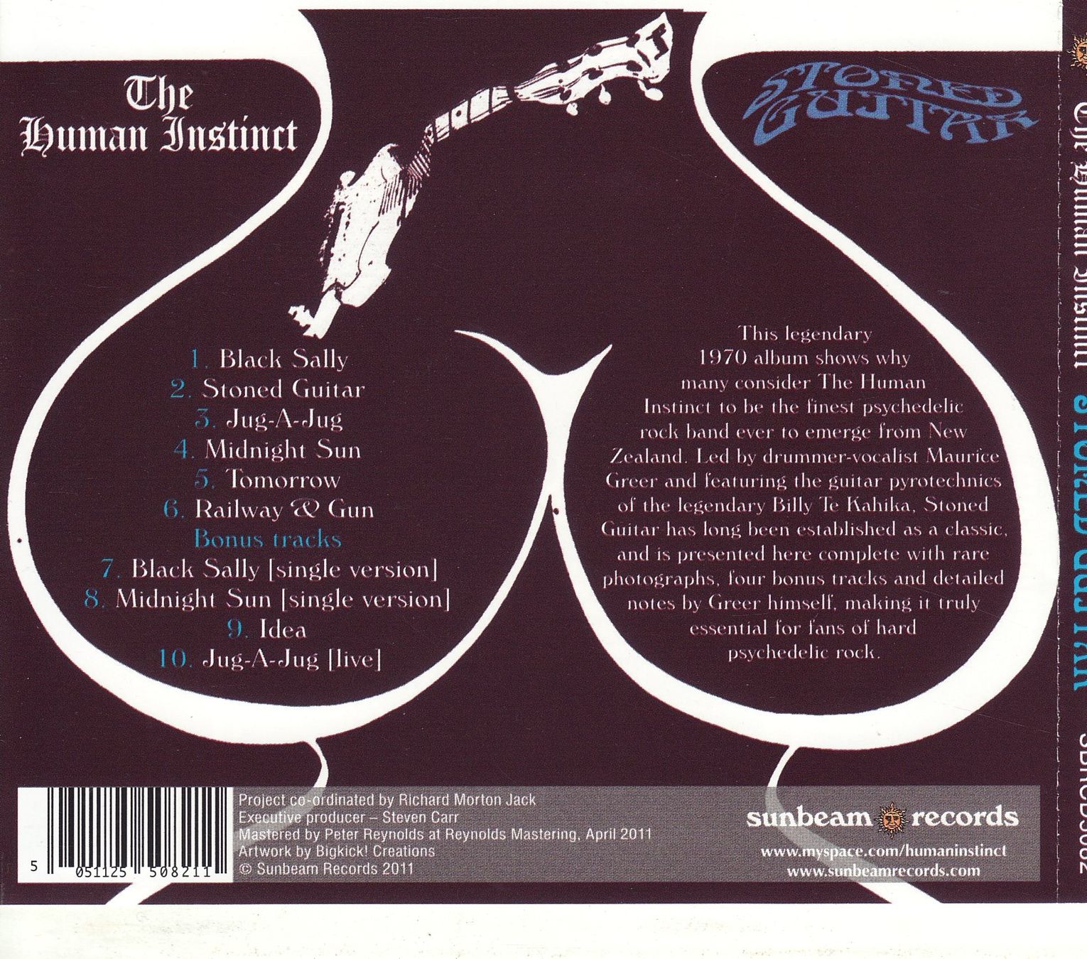 CD: The Human Instinct – Stoned Guitar – Usato da Boussens venduto da catfood01 1
