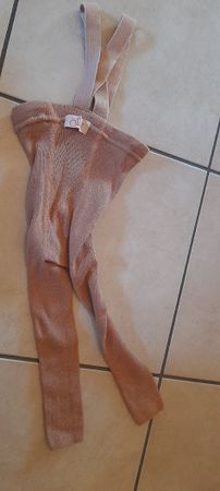 Silly Silas Strumpfhose mit Trägern beige Grösse 62-68