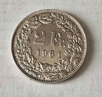 2 franken Silber 1961