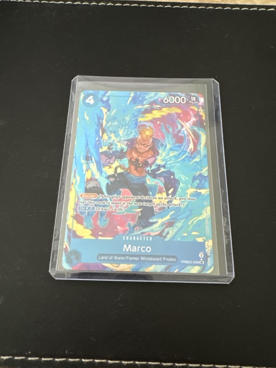 Bandai Sammelbilder & Trading cards: One Piece Card Game Marco AA PRB02-008 – Gebraucht aus Wetzikon ZH von regula.mrk