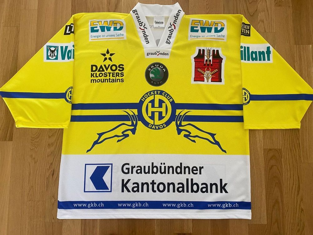 Maillot Hockey HC Davos TFS Taille M - Occasion Excellent état, Couleurs Club