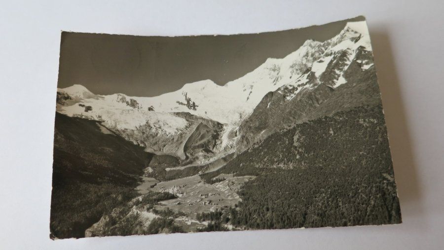 Cartoline postali: Saas-Fee (1790m) - 1952 – Usato da Jona venduto da centumprata