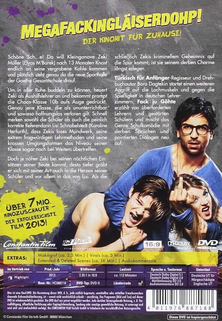 Tutti i DVDs: DVD  Fack Ju Göhte – Usato da Heimberg venduto da Rockenrol 1