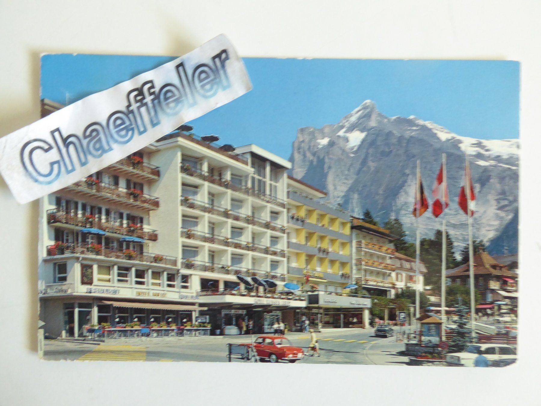 Cartoline postali: 1971 Grindelwal, Wetterhorn – Usato da Zürich venduto da Chaeffeler