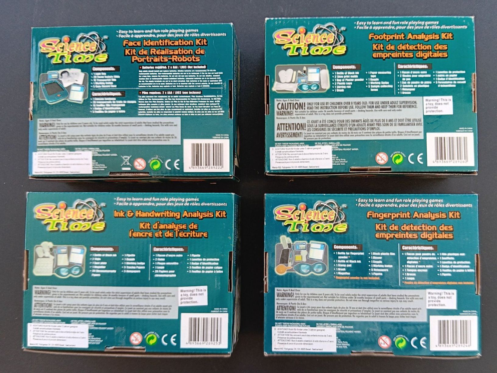 Kit bricolage: 4 JEUX DE KIT DE DÉTECTIVE --SCIENCE TIME-- – Nuovo e nell'imballaggio originale da pully venduto da gringoloko 5
