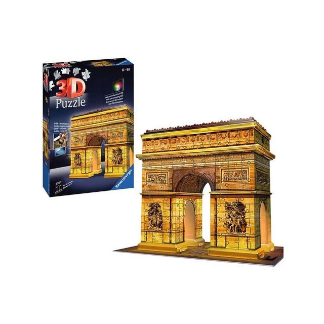 Ravensburger Puzzle: Ravensburger 3D Puzzle Triumphbogen mit LED-Beleuchtung – Usato da Zuchwil venduto da simge_1907 1