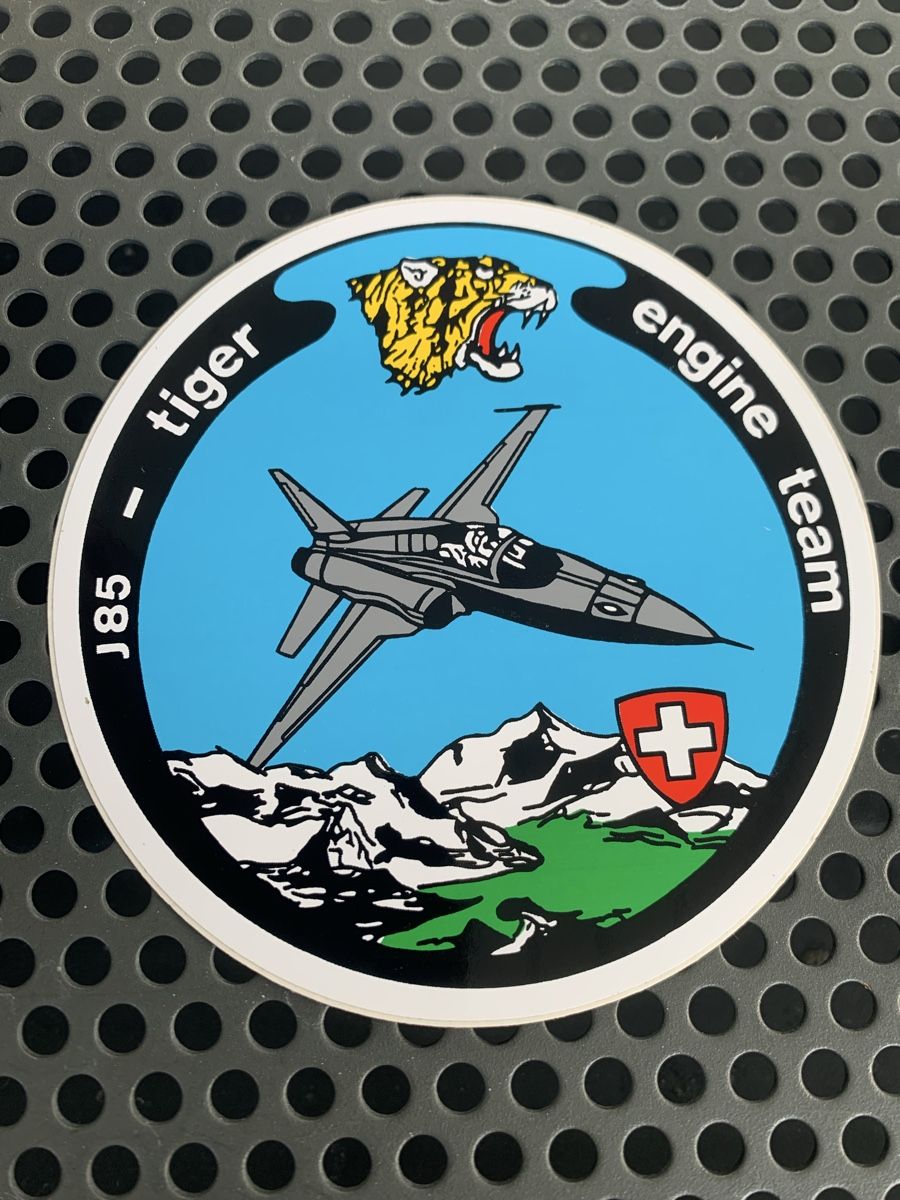Autocollants: Aufkleber J85 - Tiger engine team – D'occasion à Esslingen par Gargamel011