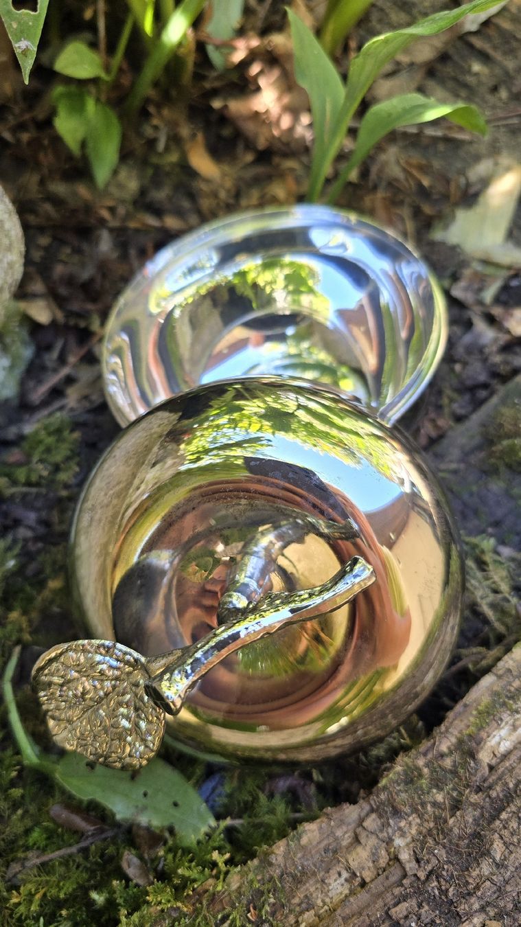 Sculptures & Statues: Versilberter Apfel  – D'occasion à Walkringen par Vanuca 7
