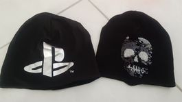 K..116 R) Playstation Totenkopf Kappe ca. Gr. 134 / 152