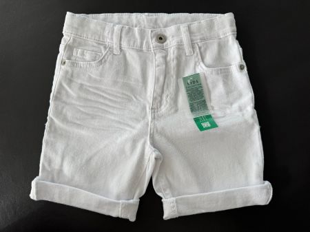 Neu** Jungen Denim Shorts weiss Gr. 122