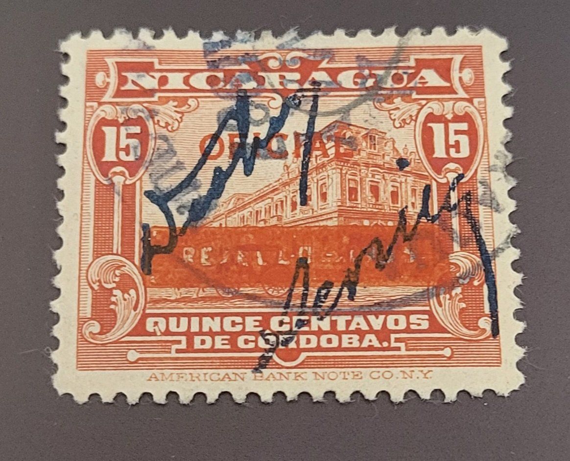 Tutti i francobolli: Nicaragua 1936 briefmarke – Usato da St Gallen venduto da Stampsalshobby