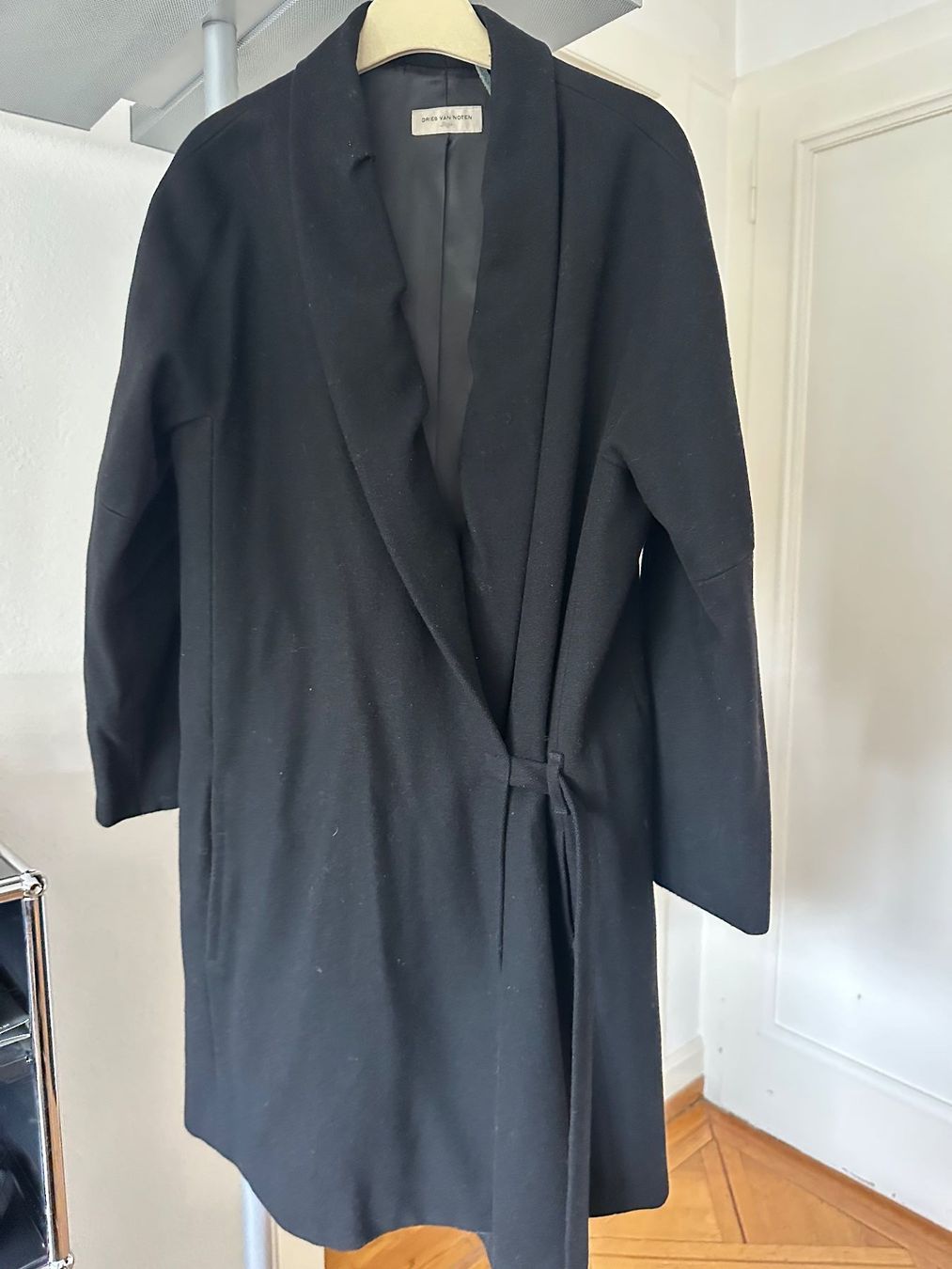 Dries Van Noten Cappotti: Dries van Noten black wool coat size L – Usato da Lausanne venduto da kuroneko86 2