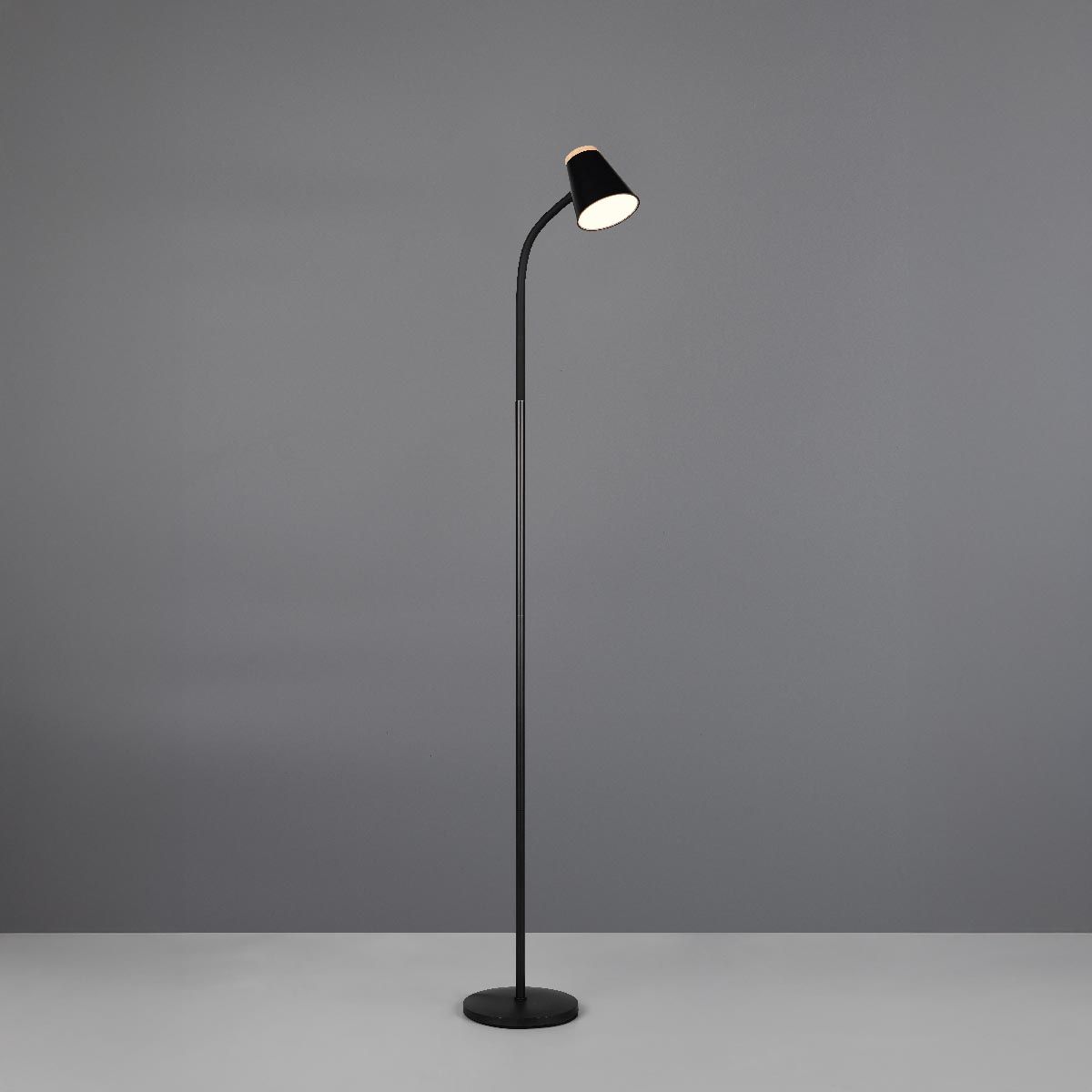 Lampade: LED Stehleuchte, Schwarz, 145 cm Höhe – Nuovo (secondo la descrizione) da Kreuzlingen venduto da Smart-Light 1
