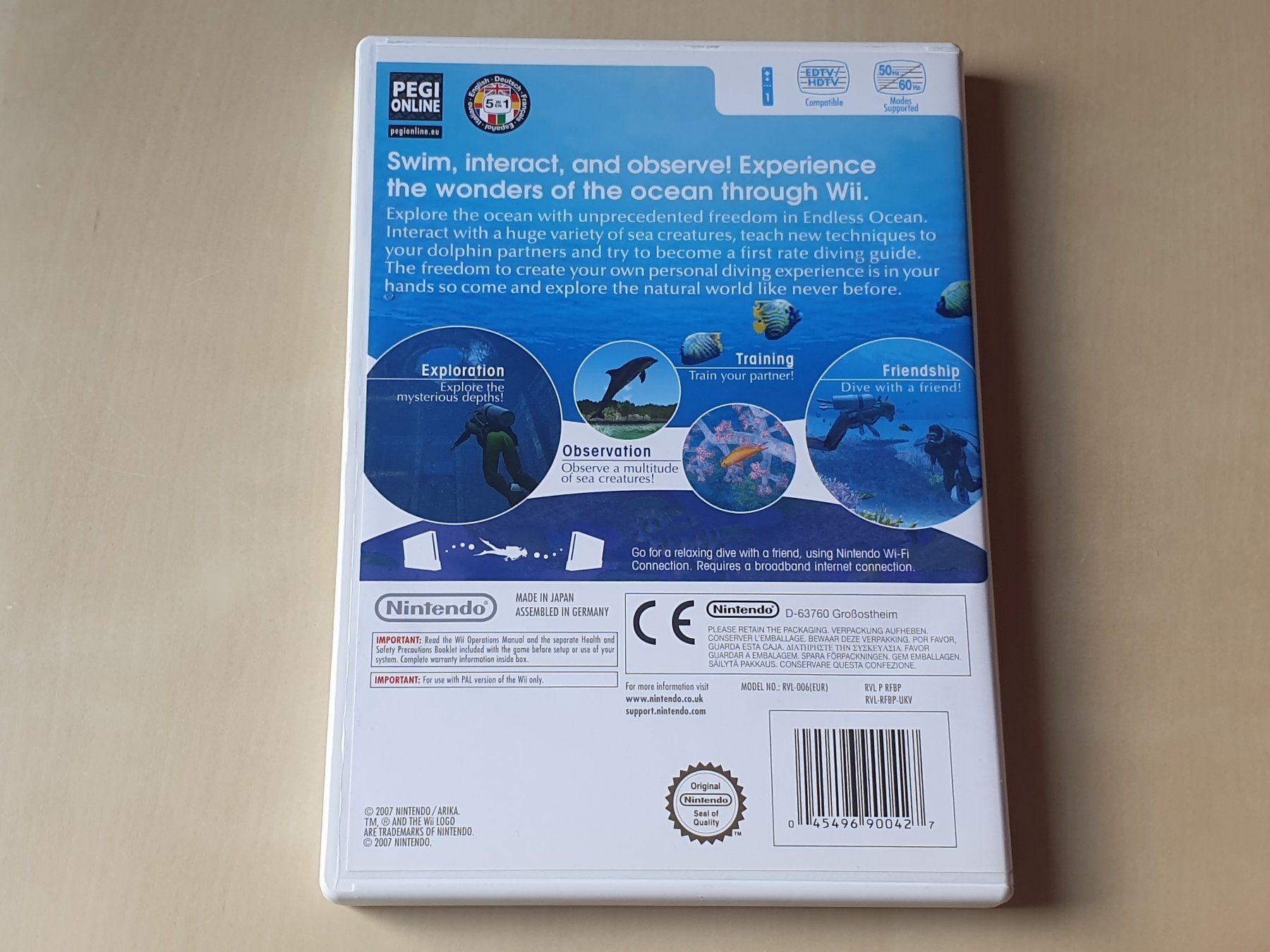 Nintendo Giochi: Endless Ocean – Usato da Stansstad venduto da collectorsshop 1