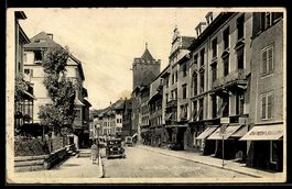 AK Rheinfelden, Marktgasse mit Geschäften
