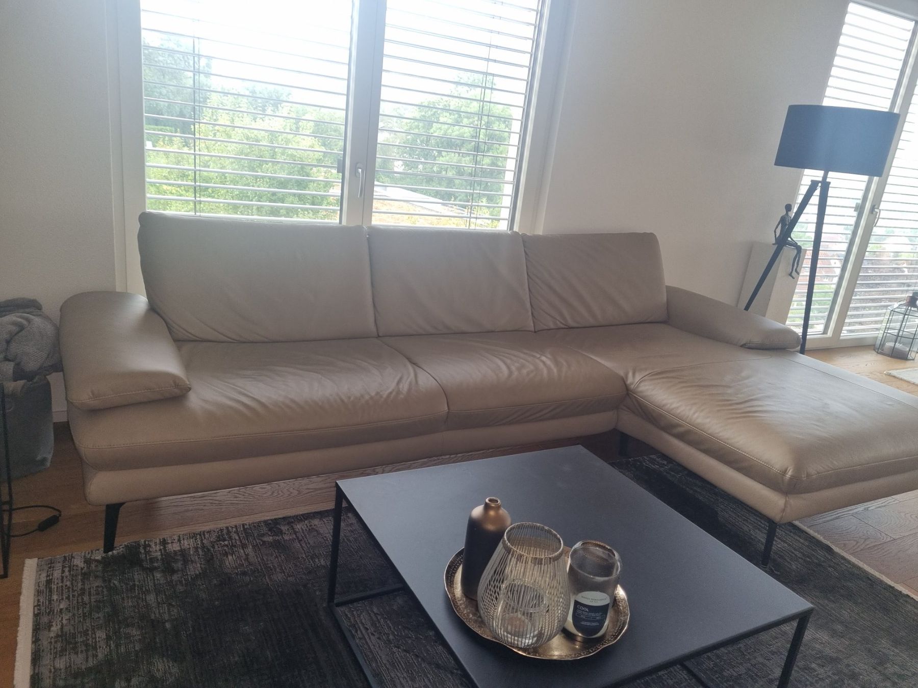 Sofas: Ecksofa / Sofa Ledersofa – D'occasion à Frick par Geheim007 3
