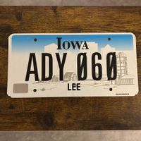 🇺🇸 U.S. Autoschild, Iowa ADY 060 - ORIGINAL