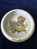 Alte Kinderschale "Kathrin" mit Bär, Langenthal Porzellan