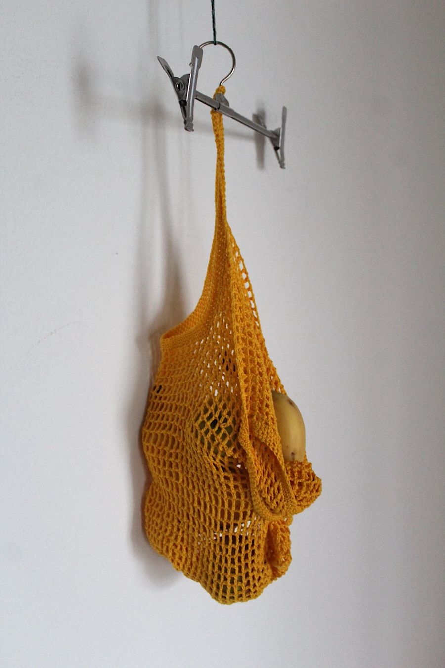 Borse: Neue, Gelbe Häkeltasche, Handmade – Usato da Locarno venduto da fripui 4