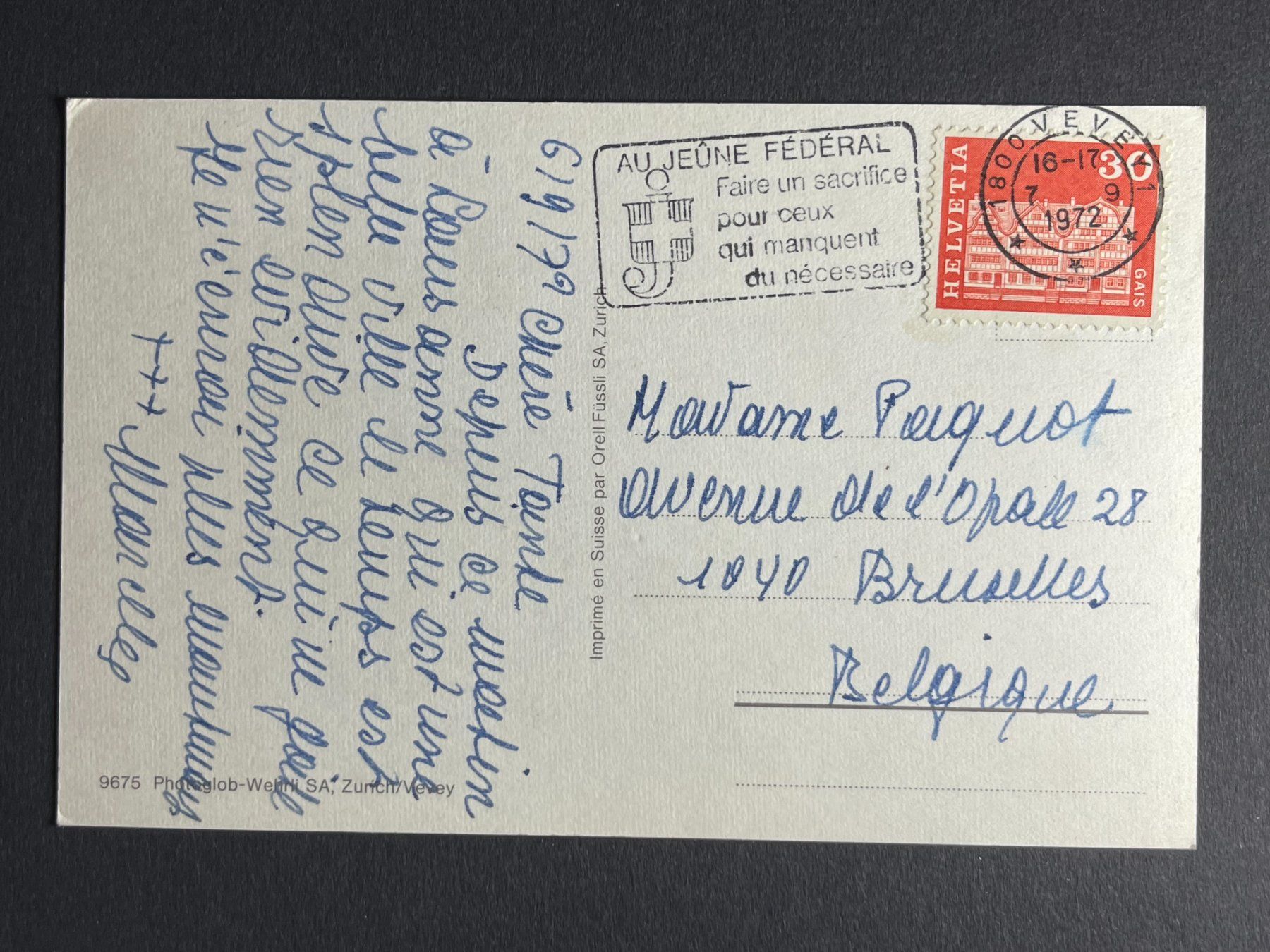 Cartoline postali: Lausanne - zwei Ansichten – Usato da Steg VS venduto da _vinci_ 1