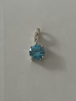 Thomas Sabo Charm blau Stein silberfarben 2.05g neu!
