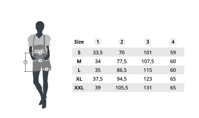 Costumi: Lederhosen Damen M – Nuovo e nell'imballaggio originale da Aarwangen venduto da to-hirschi 3