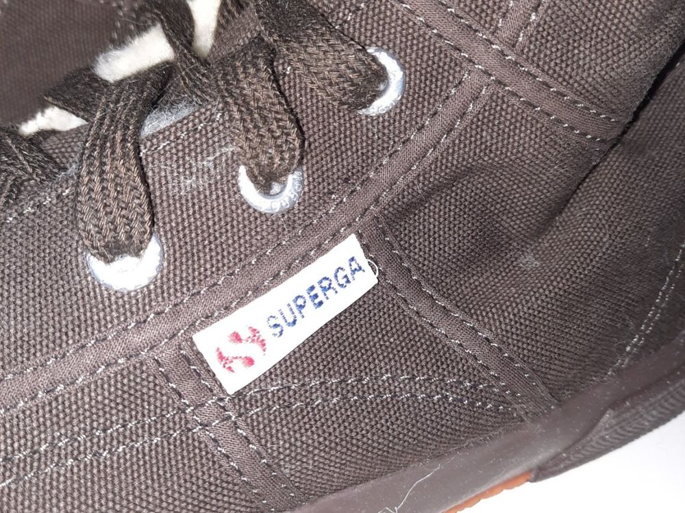 Superga top stivali pelo