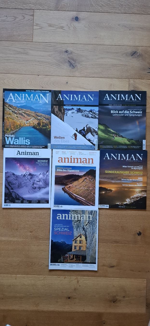 Riviste & Magazine: 7 Animan zur Schweiz, Schweizer Landschaften – Usato da Mellingen venduto da lathei